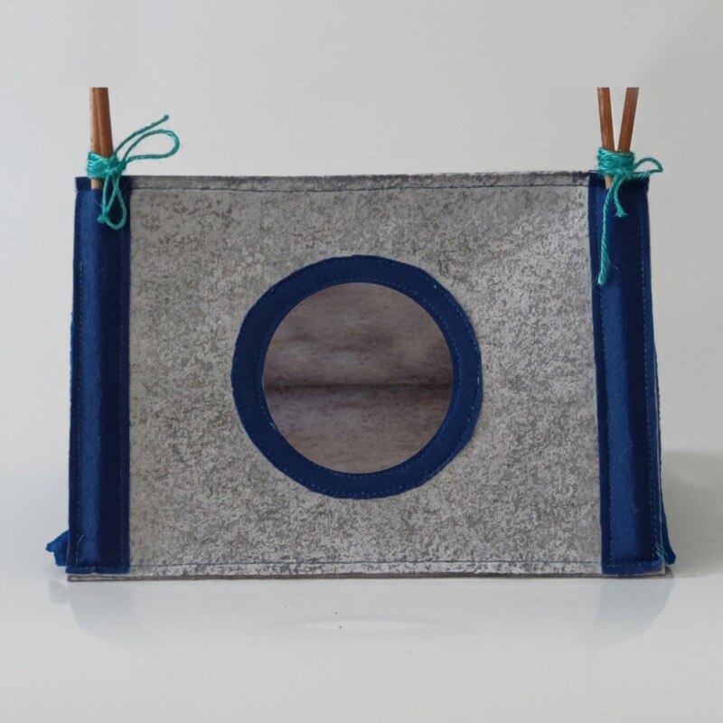 Tente en feutre pour animal domestique, nid de lapin, maison cachée, Cage à Hamster, grande Cage à cochon d&#39;inde, accessoires pour lit pour animal de compagnie Chinchilla