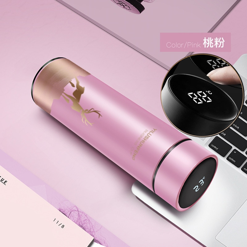 Intelligent Temperature Display Stainless Steel Insulation cup Tea cup coffee cup Vacuum Bottle Thermos Cup Coffee Tea Mug