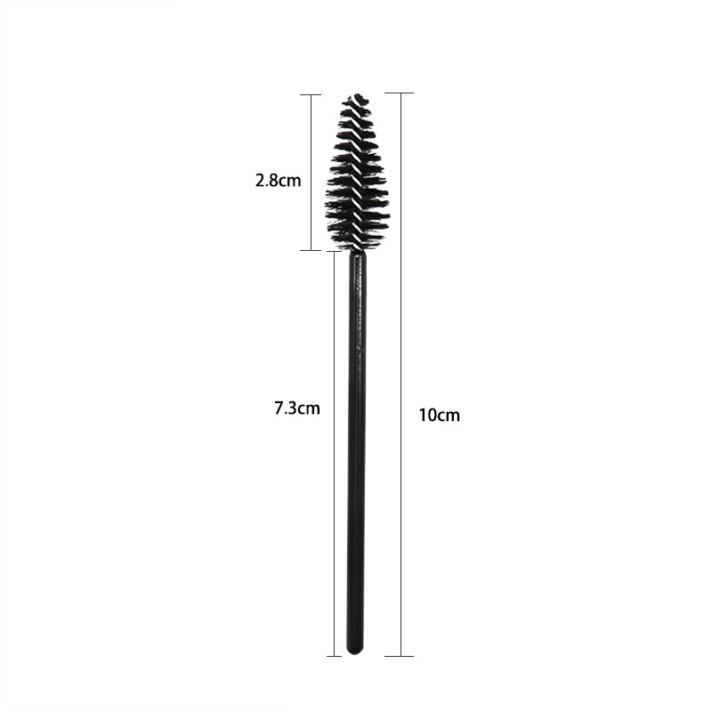 50Pcs Wimper Wenkbrauw Borstel Water Shape Nylon Materiaal Wimpers Make Borstels Wimper Extension Beauty Tools Mascara Wand