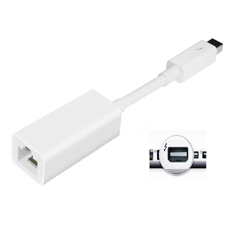 Khy Thunderbolt 2 Gigabit Ethernet Converter Apple Lightning Poort Converter RJ45 Draad Converter A1433