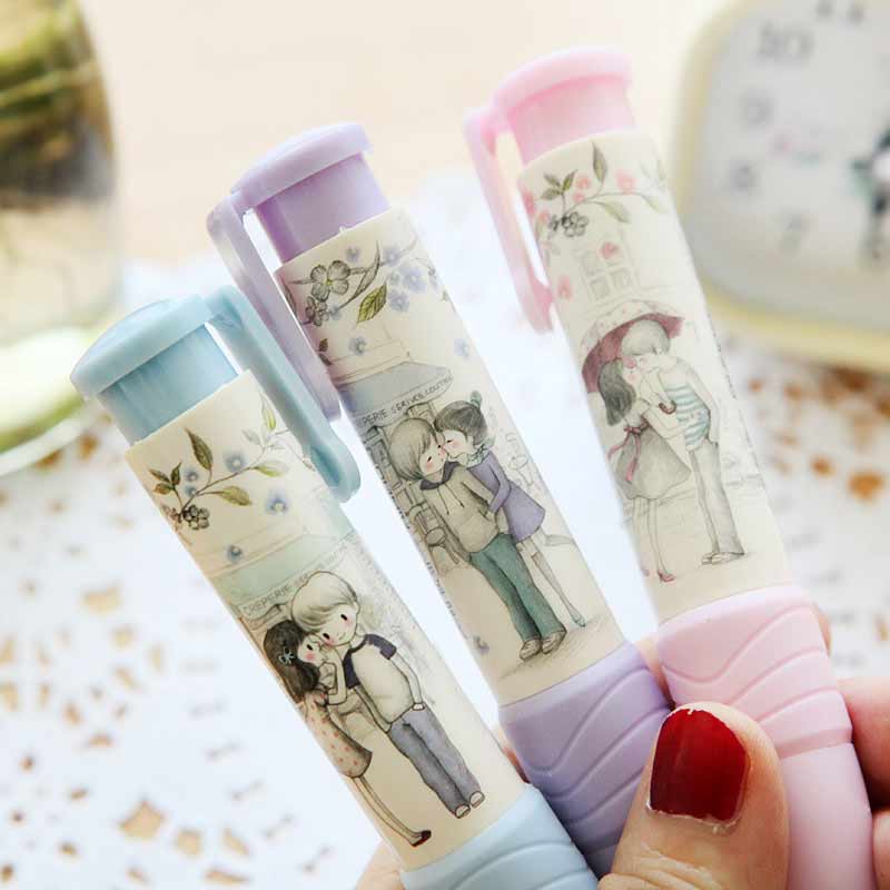 Gomme en forme de stylo pour étudiants, papeterie de styliste mignon en caoutchouc, jouet pour enfants, fournitures scolaires