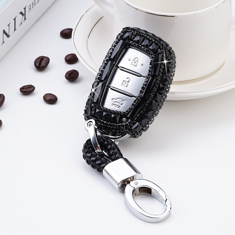 Smart nyckelskydd kristall diamant bilnyckel fodral lock nyckel skydd för hyundai  hb20 ix25 ix35 ix45 hb20 i10 i20 i30
