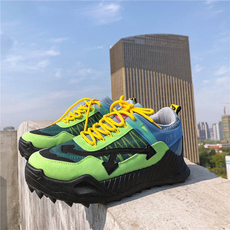 Colorful Men Casual Shoes All Seasons Breathable Sneakers Men Mixed Colors Walking Dad Shoes For Male