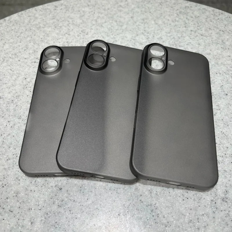 Luxe Ultra Dunne PP Case Voor iPhone 16 15 14 Plus 13 12 Mini 11 Pro X XR XS Max doorschijnend Helder Slanke Harde Schokbestendige Cover