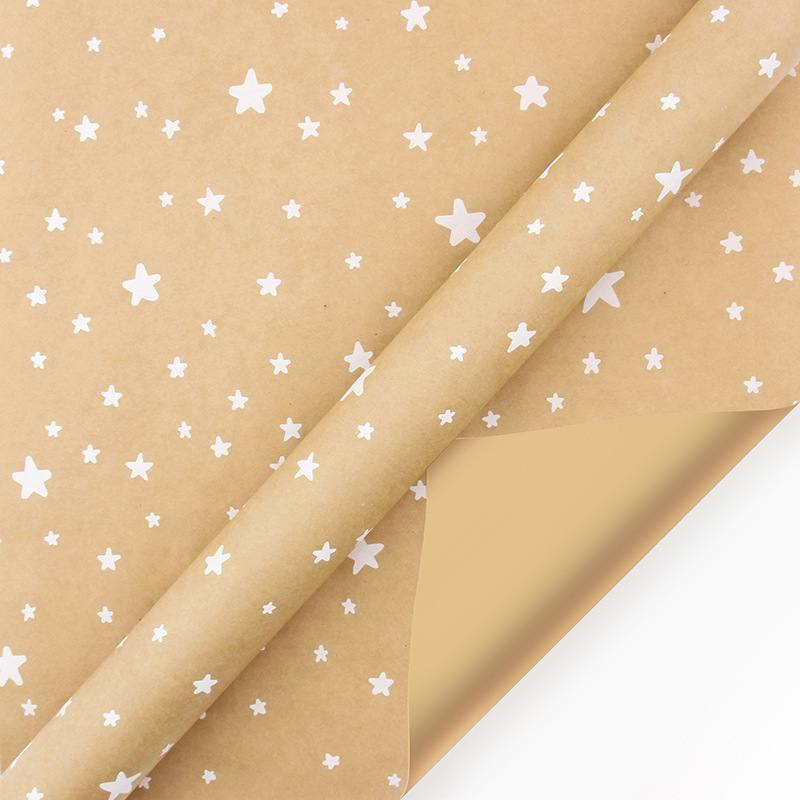 Wrapping Paper White Christmas Kraft Paper Christmas Paper Roll Brown Kraft Wrapping Roll For Home Decor Year: light green