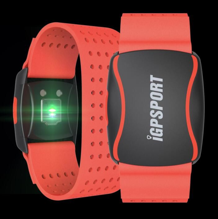 IGPSPORT Arm Heart Rate Monitor LED light warning HR60 Heart Rate Monitor Support bicycle Computer &amp; Mobile