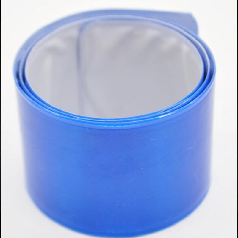 Opaski odblaskowe elastyczna opaska na nadgarstek kostki paski na nogi reflektor bezpieczeństwa taśmój na noc jogging pieszy jazda na rowerze: 1szt niebieski