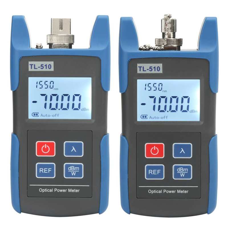 Circuit Breaker Finders TL510 Optical Power Meter High Accuracy Optical Power Detector Measuring Instrument Cable