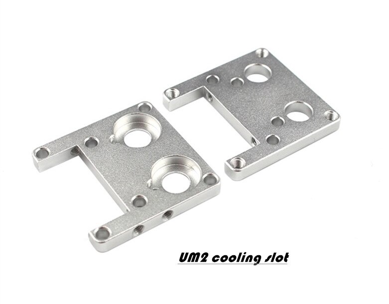 3D printer accessoires koeling koeling slot extrusiekop extruder vaste aluminium blok