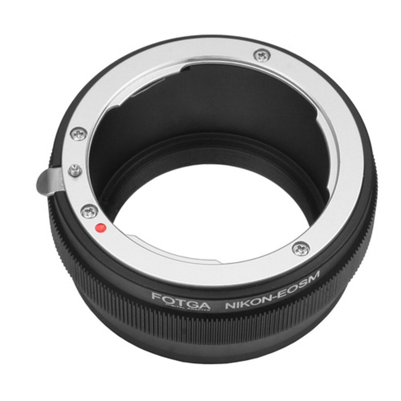 Fotga Adapter Ring Voor Nikon F Ai Ais Mount Lens Canon Eosm EF-M M M2 M3 Camera