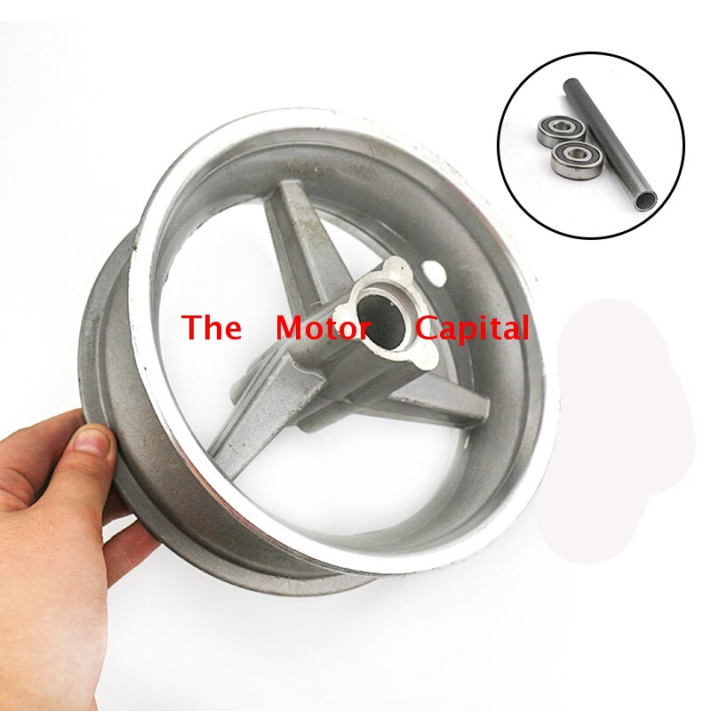 Moyeu de roue arrière en aluminium pour pocket bike, pour Mini moto 47cc 49cc, jantes de 6,5 pouces, 110/50 – 6.5, 90/65-6.5: front wheel