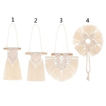 Decoración nórdica bohemios borla para colgar en la pared decoración para habitación de los niños campanas de viento accesorios de foto