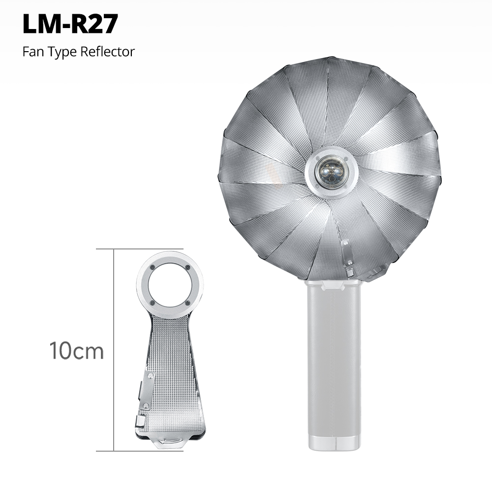 Godox Lux Master Accessories LM-S25 Octagonal Softbox LM-R27 Fan Type Reflector LM-R28 Reflector with Dome for Lux Master Flash