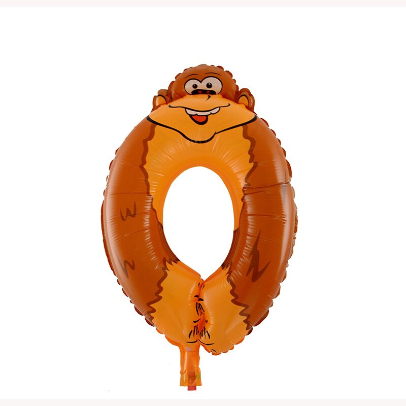 Kinder Tier luftballons nette Anzahl Folien Ballons Geburtstag/Halloween/partei liefert prop 10 zoll dekoration: 0