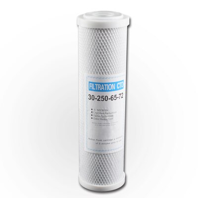 Water Filter Actieve Kool Cartridge Filter 10 Inch Cartridge Vervangbare Filter Cto Blok Koolfilter Waterzuiveraar