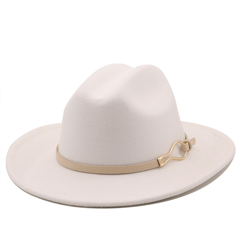 Sombrero de fieltro clásico británico para hombre y mujer, accesorios de sombrero de vaquero, sombrero de Jazz, sombrero de caballero: 11