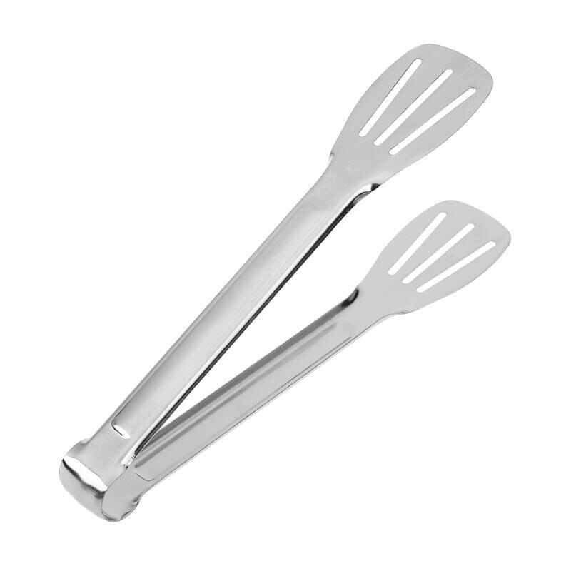 Grande pince de cuisine en métal en acier inoxydable, pour barbecue, Grill, Buffet, pour salade, pain, viande, ustensiles de cuisine