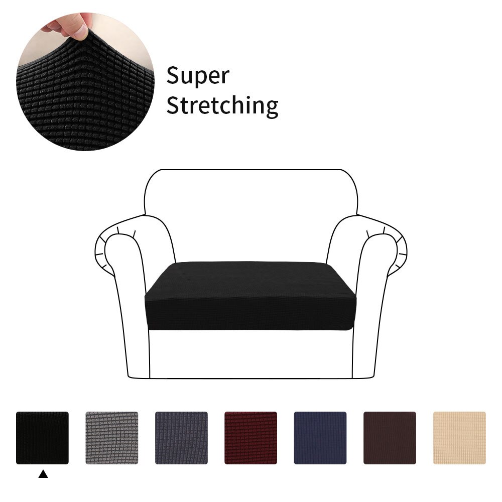 Sofa pudebetræk elastisk beskytter vaskbart sofabetræk slipbetræk dekoration: Oliven gul