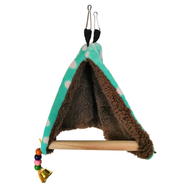 Winter Warm Bird Nest Bed Hammock House Perch for Parrot Parakeet Conure Lovebird Finch Canary Cage Toy: 2