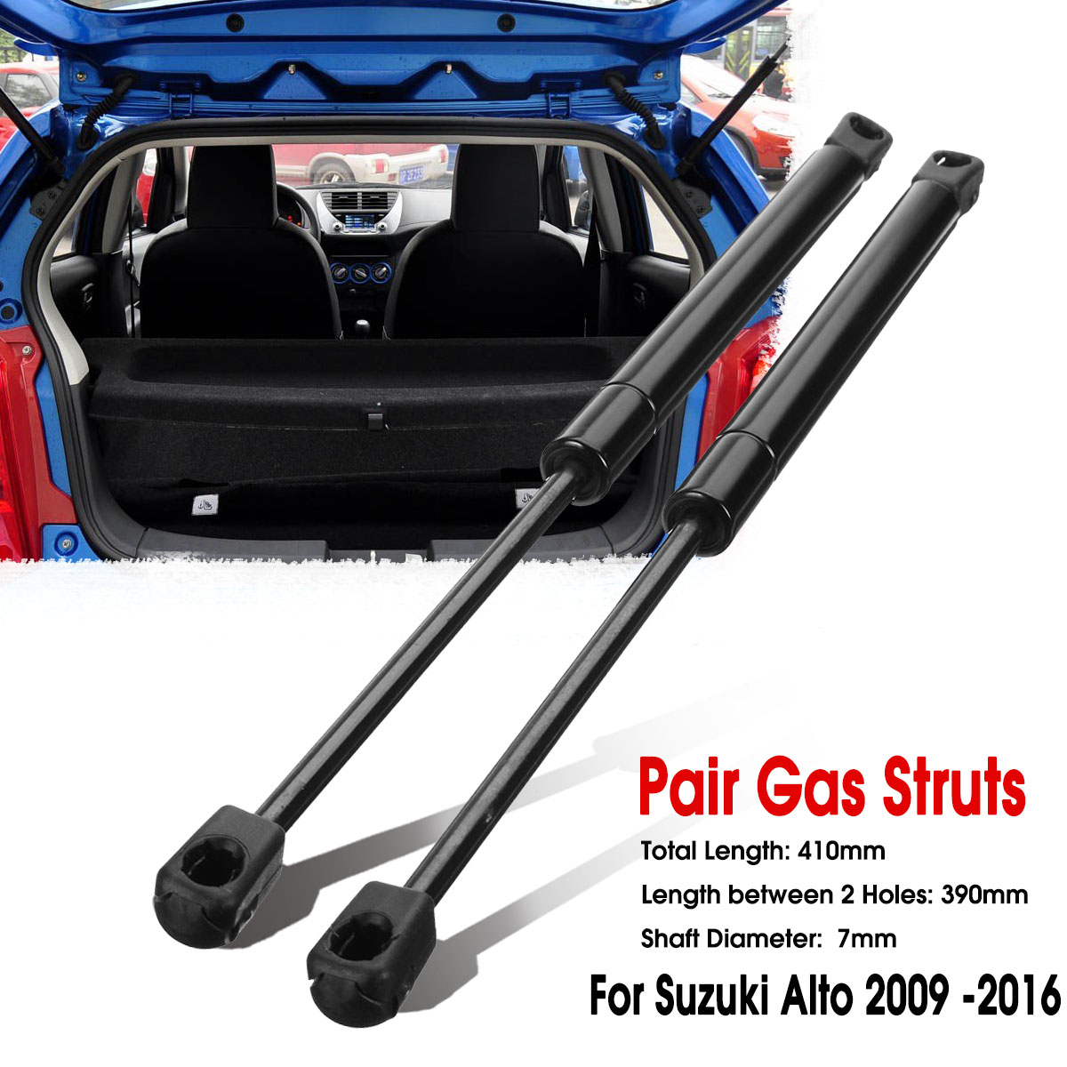 2pcs Car Rear Tailgate Boot Gas Lift Support Struts bar for Suzuki Alto HA25 HA35