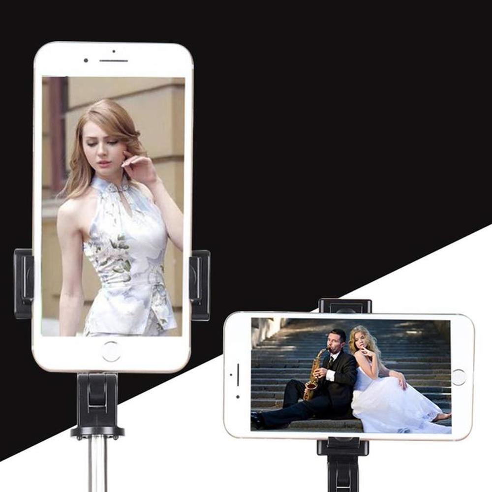 Selfie Stick Portable Telescopic Bluetooth-compatible Selfie Stick Tripod Remote Control for Smart Phone Selfie Stick