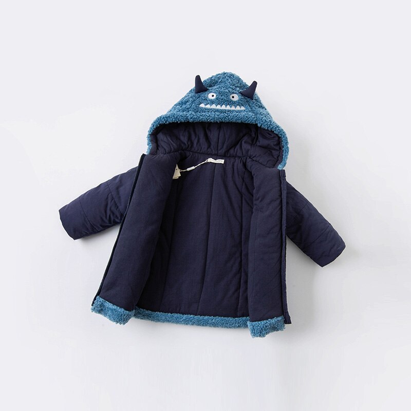David bella – manteau d'hiver à capuche pour bébés garçons, rembourré, à la , dessin animé, vêtements d'extérieur pour enfants en bas âge, DBX15347