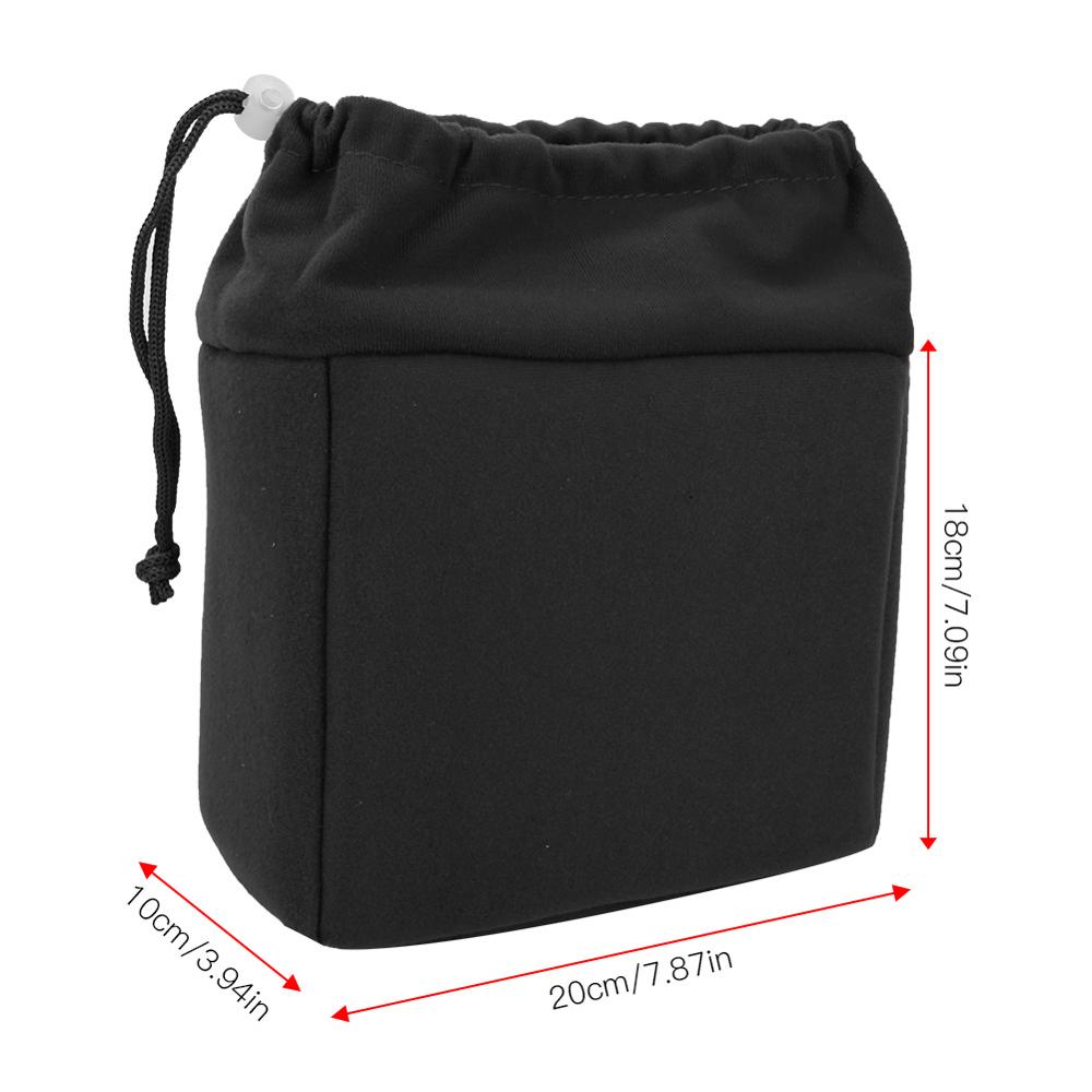 Foto bag vanntett støtsikker dslr kamera linsesett veske polstret veske med løpesnor mochila camara refleks kamera innsatsveske