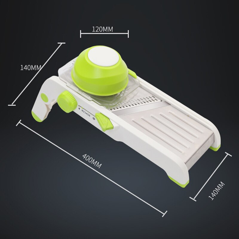 Mandoline Slicer Handmatig Verstelbare Groentesnijder Multifunctionele Aardappel Rasp Keukengerei Rvs Cutter Keuken Tool