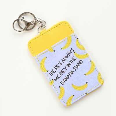Fresh Style Fruits Patterns PU Leather Card Bus Card Name Business Cards Holder Office & School Supplies: 4