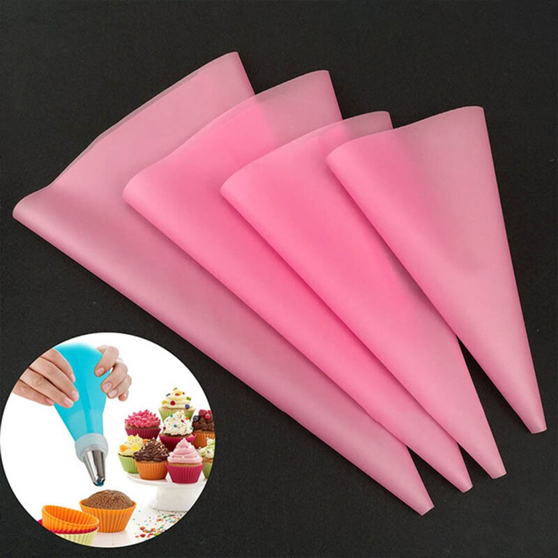 1-4 Uds. De utensilios de cocina, bolsa para repostería y crema, accesorios para hornear, decoración de pasteles DIY, bolsas reutilizables para tuberías EVA/TPU de alimentaria