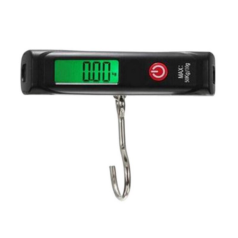 1PC LCD Backlight Portable Travel Handheld Weight Scales 10g/50kg Electronic Luggage Hook Scale Digital Hanging Scale Mini-Size: A12 50kg