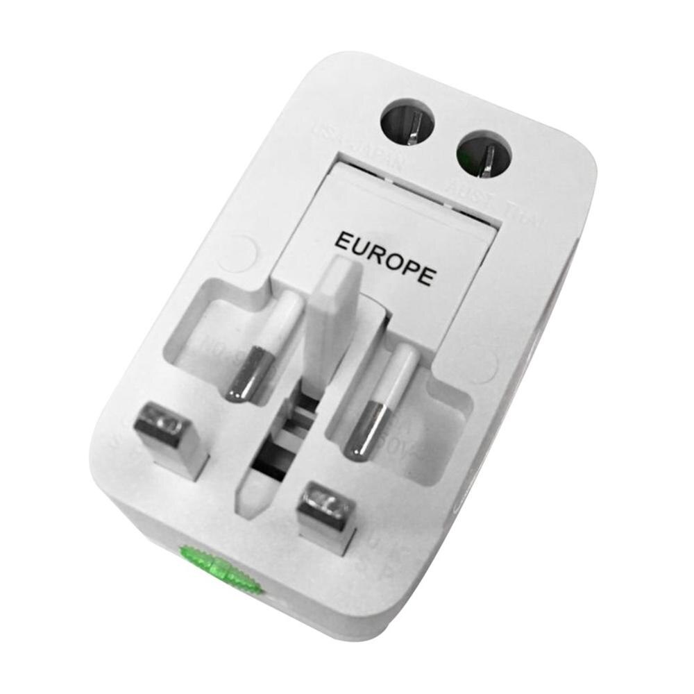 US/AU/UK/EU Plug Adapter Travel Power Adapter All in One Electrical Plug Converter Power Socket International Dual USB Charger: Default Title