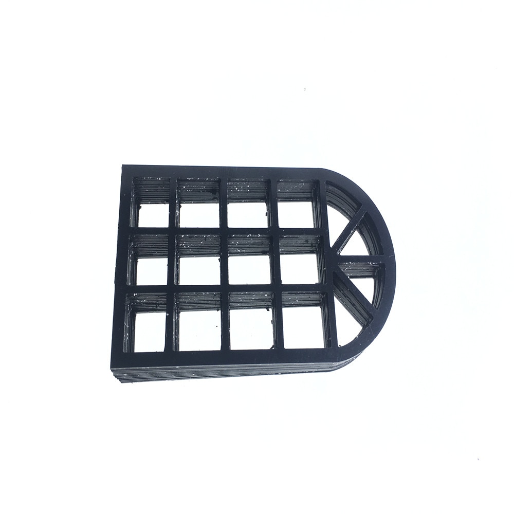 10pcs Building Model Material Window Doors Diy Hut Hand-assembled House Window Frames