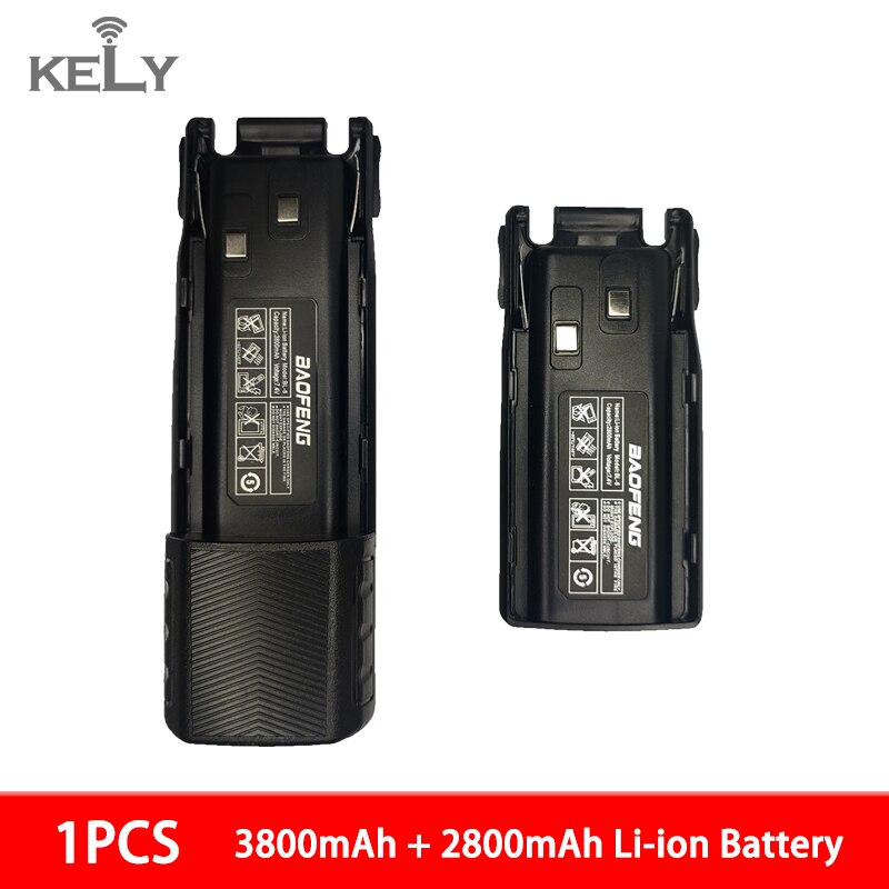 Baofeng UV 82 Walkie Talkie BL-8 Battery for UV-82 2800mAh/3800mAh Battery for UV-8D UV-89 UV-82HP UV-82HX UV-82 Plus Battery