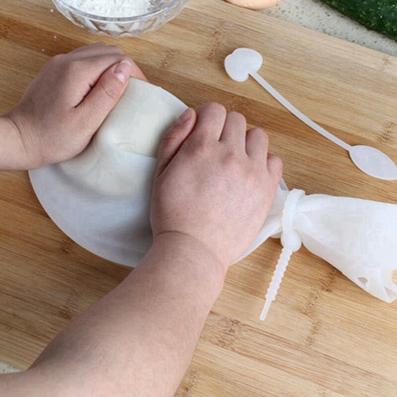 1Set Silicone Preservation Kneading Dough Flour-mixing Bag Cooking Pastry Tools Preservation Kneading Dough Flour-mixing Bag