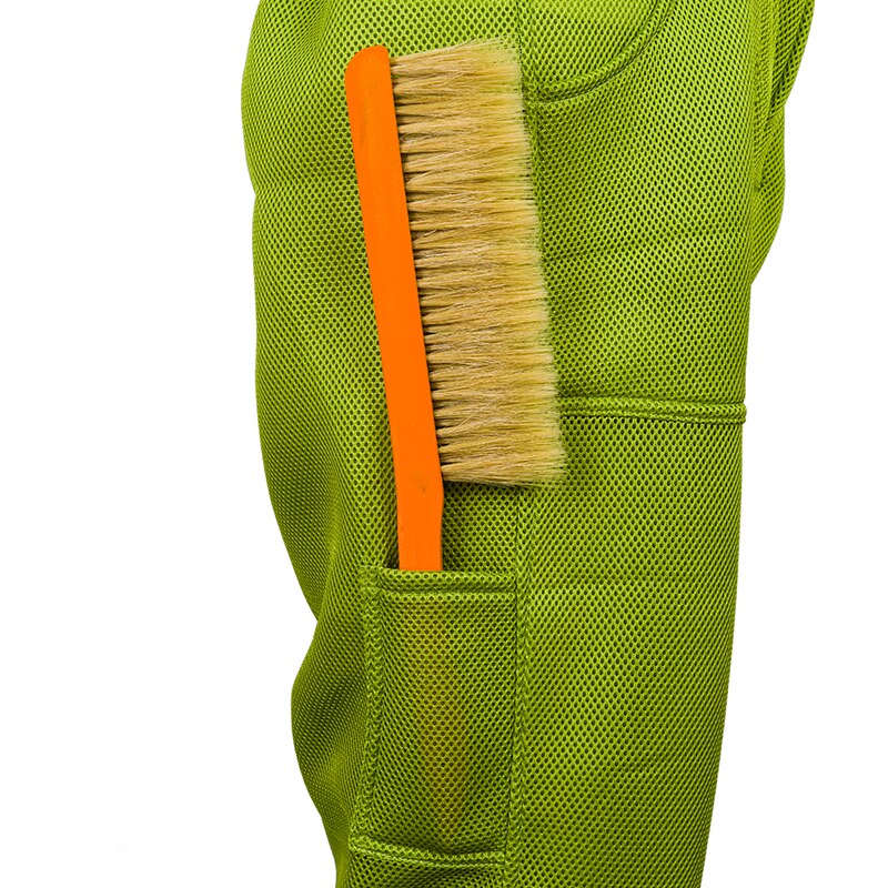 Traje de apicultura para alimento de abejas equipo ropa protectora colmena verde transpirable Anti abeja