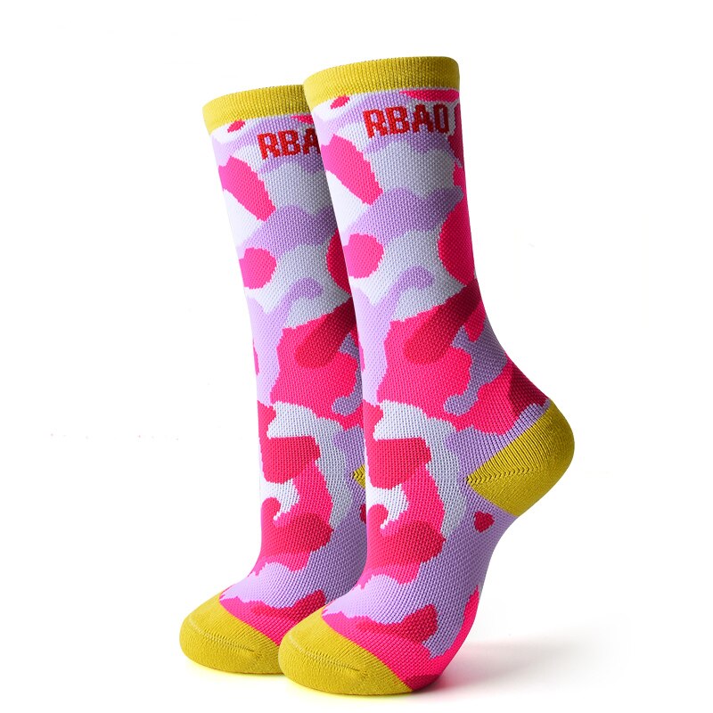 Meias de esqui crianças inverno quente térmica grosso algodão esportes snowboard ciclismo esqui perna aquecedores skate meias meninos meninas: Rosa / M(31-34)