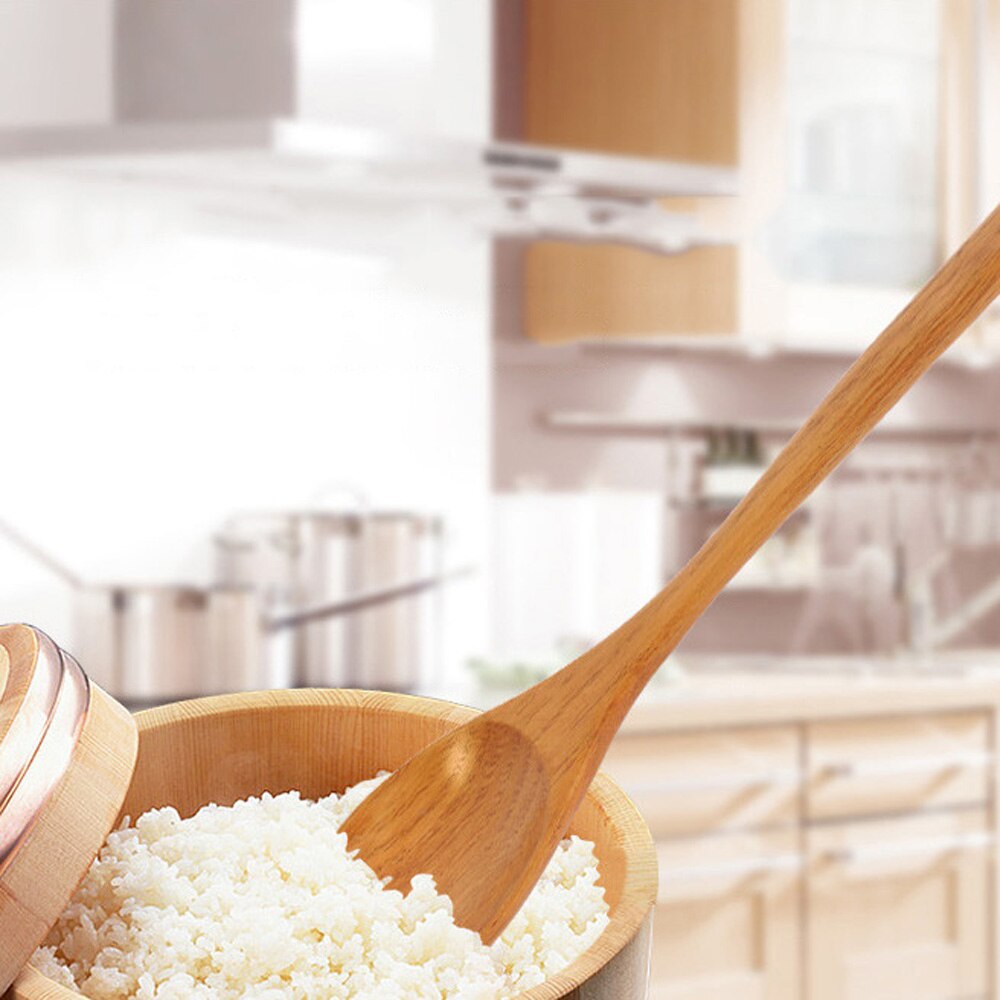 16.5 inch Giant Wood Spoon Long Handled Soup Spoon Stirring Spoon For Cooking Drinking Kitchen Accessories Tableware