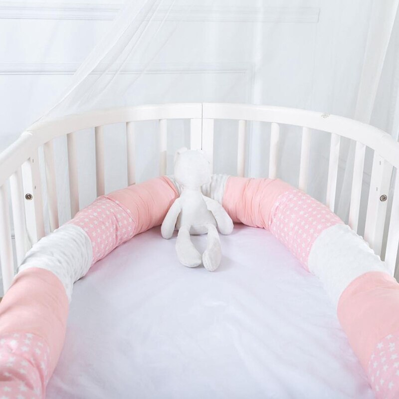 Baby krybbe kofanger seng blød lang pude spædbarn hynder nyfødte barneseng kofangere vugge beskytter søvn beskytte spædbarn værelse indretning
