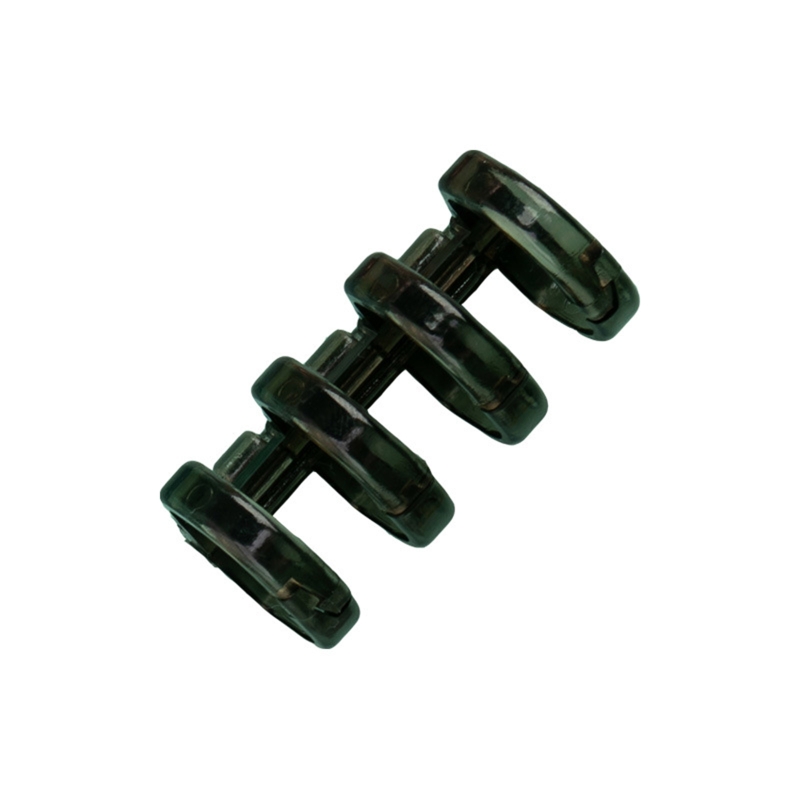 Plastic Binding Comb 4-ring Binding Coil Hold up 100 Sheets for Binding Cards Loose-leaf Refill Papers DIY Word Booklets 1XCE: Black