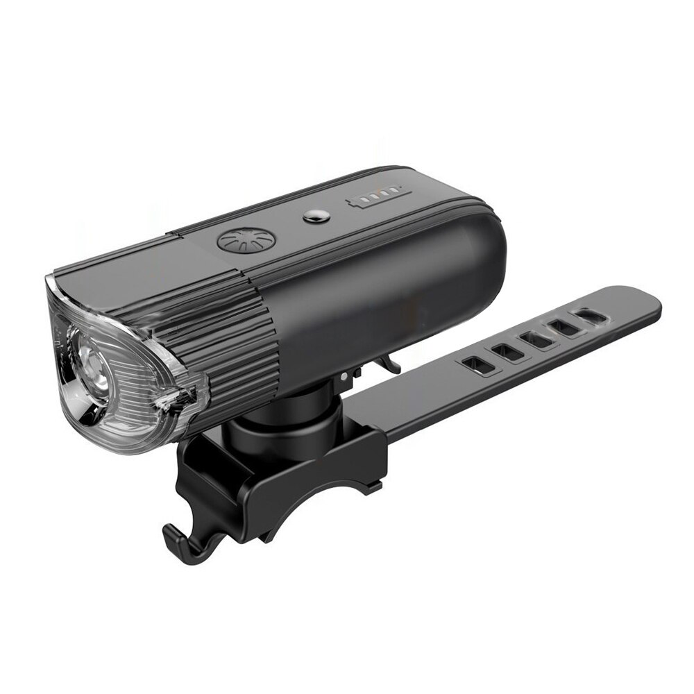 Cykellygter genopladelige 300 lumens cykel led mtb cykellygter vandtætte forlygte cykellommelygte advarselslys a: Default Title