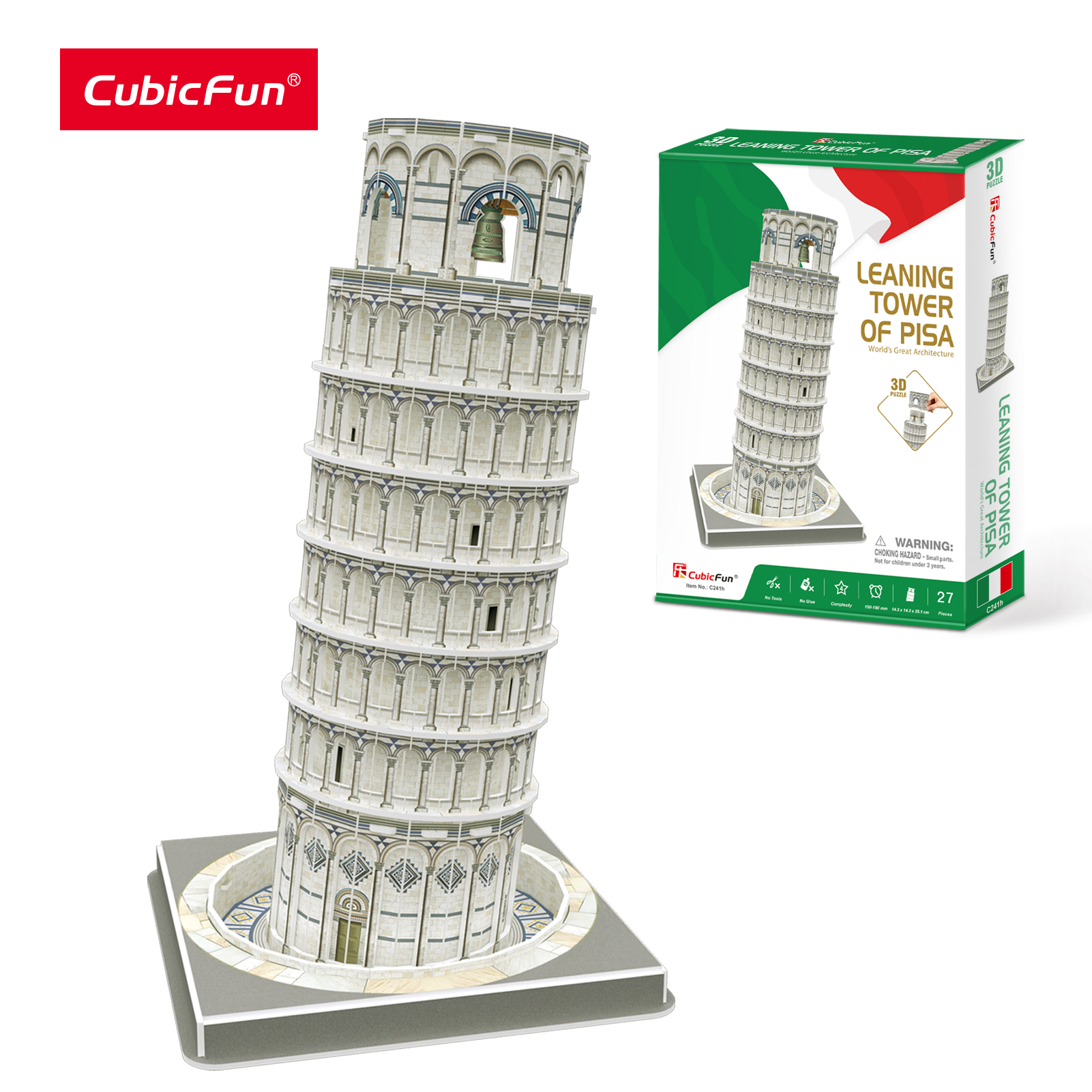 Cubicfun 3D Puzzels Uk Tower Bridge Londen Architectuur Building Model Kits Landmark Puzzel Papercraft Cadeau Voor Volwassenen Kids