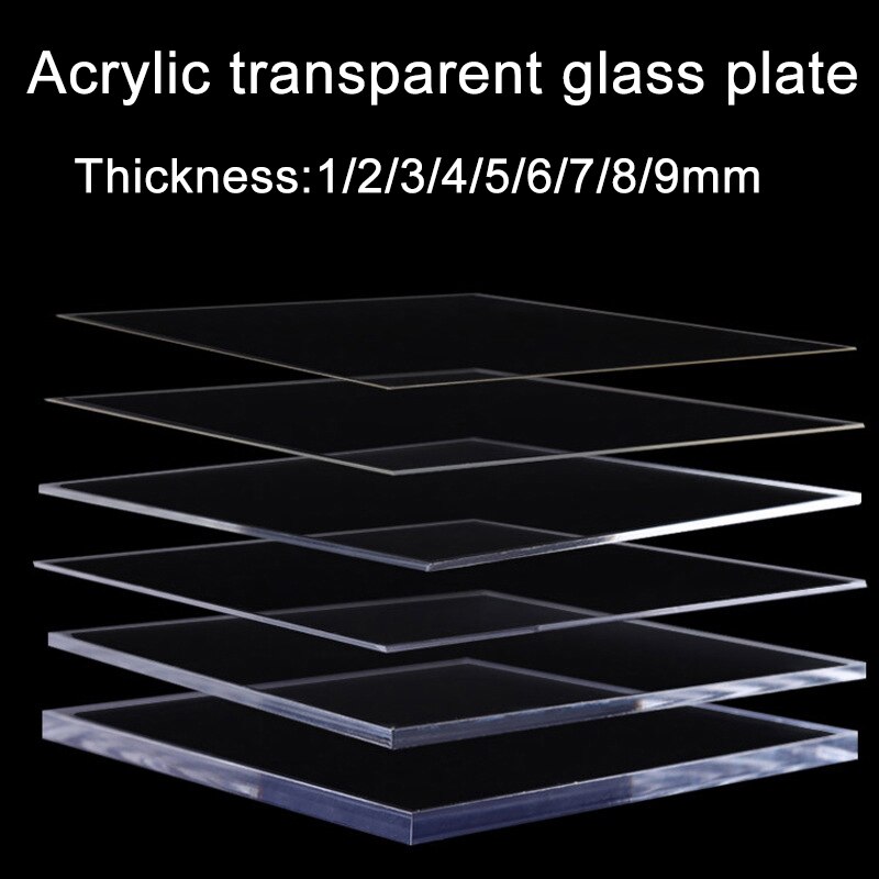 PRODUCT ] Transparent Plexiglass Transparent Panel Craft Acrylic Plastic Board DIY Handmade Material Display Box