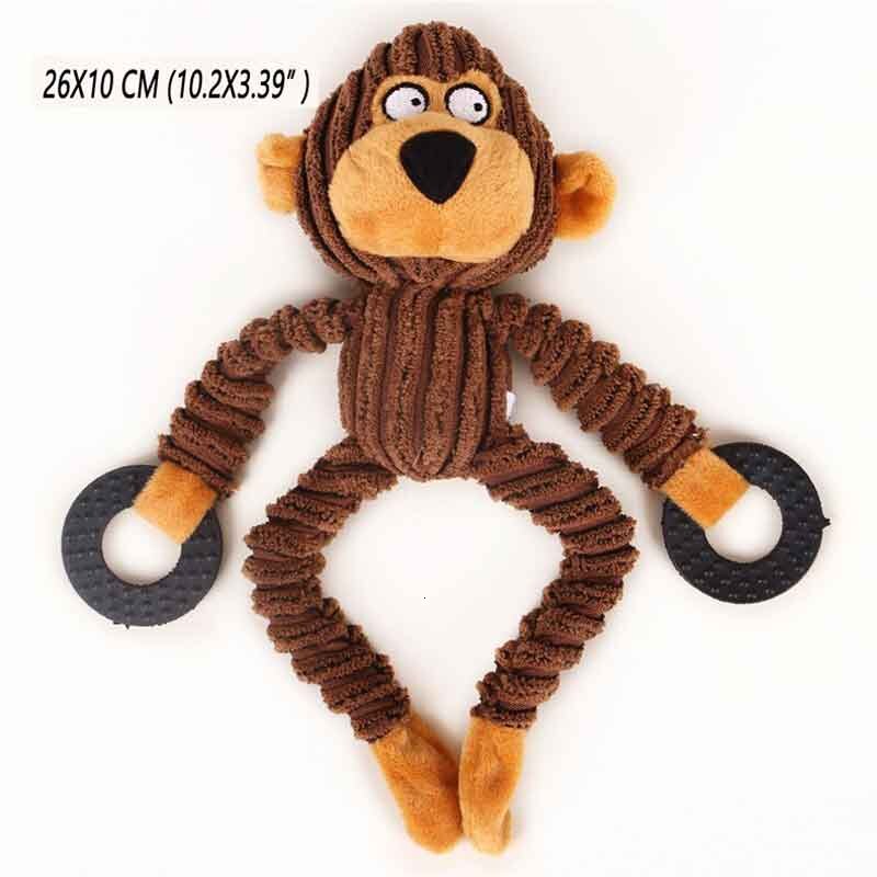 Juguetes Para Perros resistentes a mordeduras para perros grandes, mascotas interactivas, Bulldog Francés, juguete de felpa con sonido de peluche, Fleece, chirriante, suministros para mascotas: K