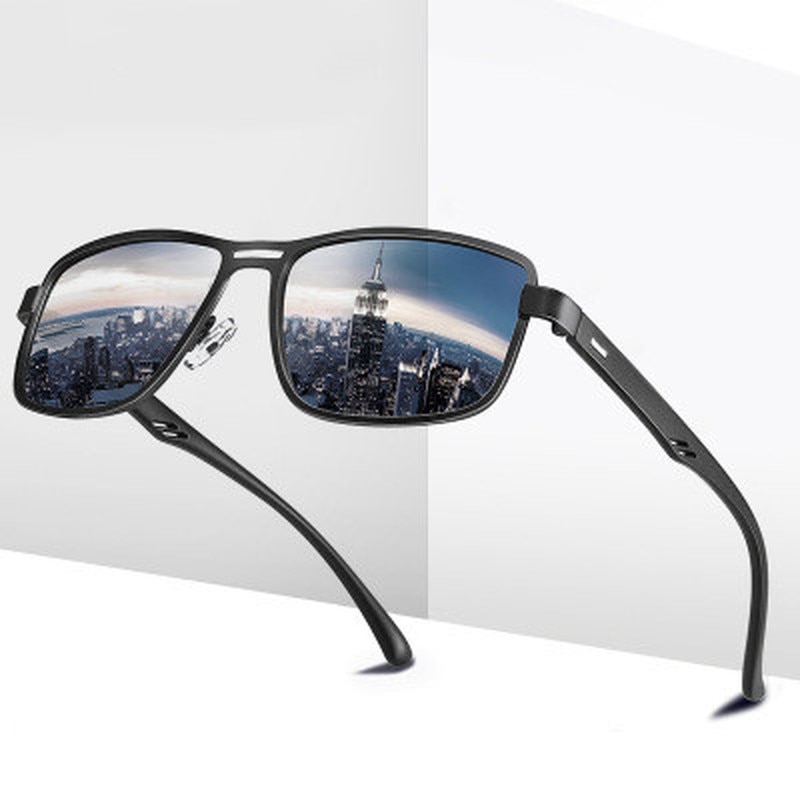 Mens Gepolariseerde Zonnebril Voor Sport Outdoor Rijden Zonnebril Mannen Metalen Frame Zonnebril Gafas De Sol Hombre Voor Driver