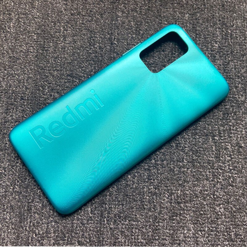 Batterij Cover Voor Xiaomi Redmi 9T Terug Glas Panel Achterdeur Behuizing Case 6.53 Inch J19S M2010J19SG M2010J19SY: green