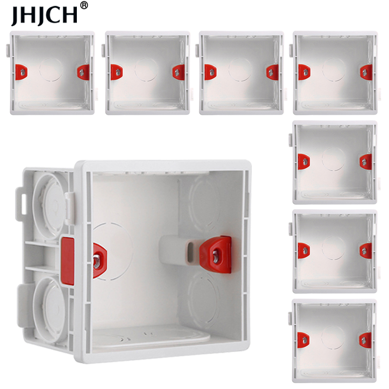 86 type British Standard electrical adjustable mounting box cassette switch socket junction box concealed internal mounting box