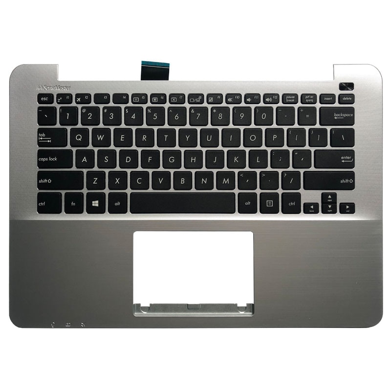 Teclado de ordenador portátil de ee.uu. para ASUS R301 X302 X302L P302 p302LJ F302 X302la, Cubierta superior con reposamanos MP-13J63US-5281