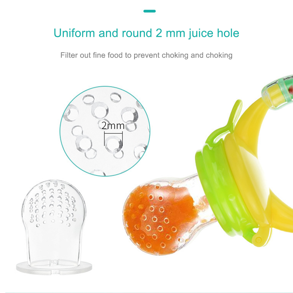 Tétine en Silicone souple pour bébé, biberon de nourriture fraîche, grignoteuse de fruits pour enfants, tétine pour bébé, sac de morsure de nourriture pour bébé