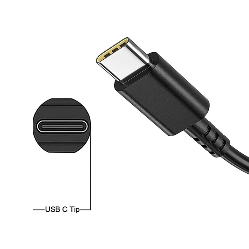 65W Type C 20V 3.25A USB C Laptop Power Adapter AC Charger For Lenovo Thinkpad X1 Carbon Yoga X270 X280 T580 P51 P52s E480 E470
